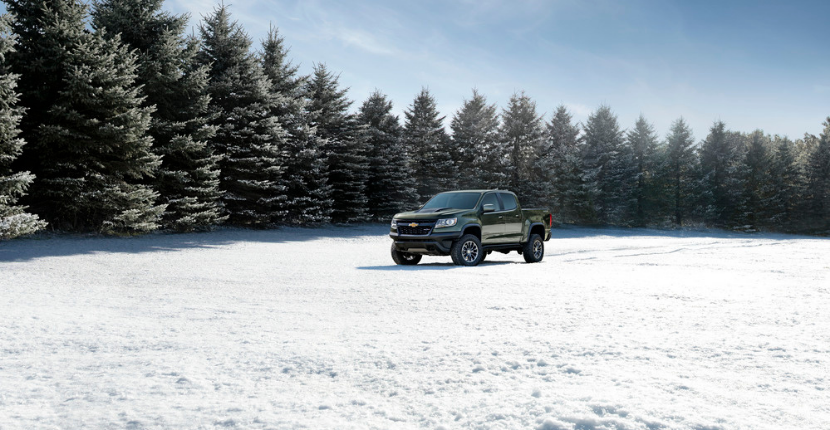 Chevy in Snow