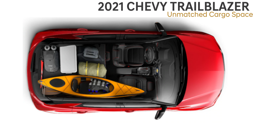 2021 Chevy Trailblazer Cargo Space